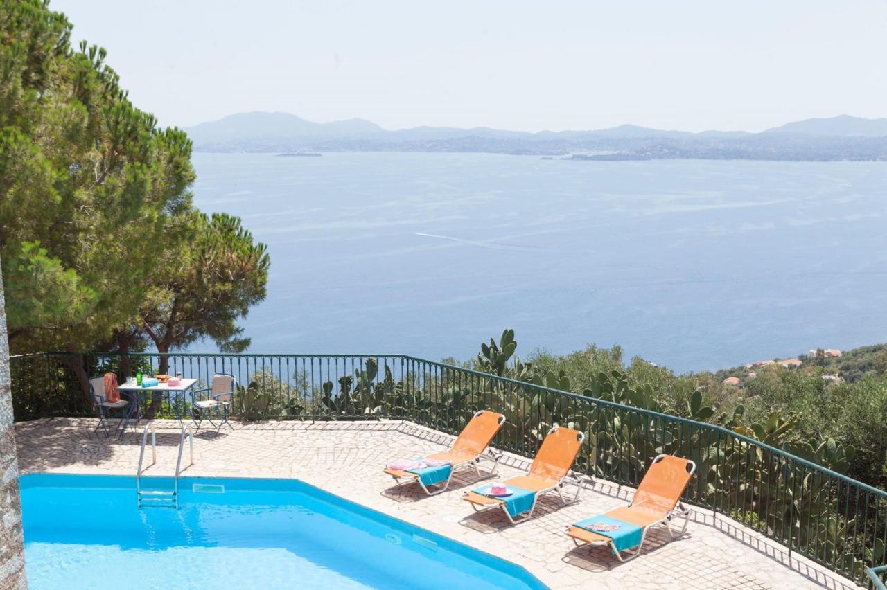 Villa Lithari, Nissaki, Corfu Vigglatouri Exteriér fotografie