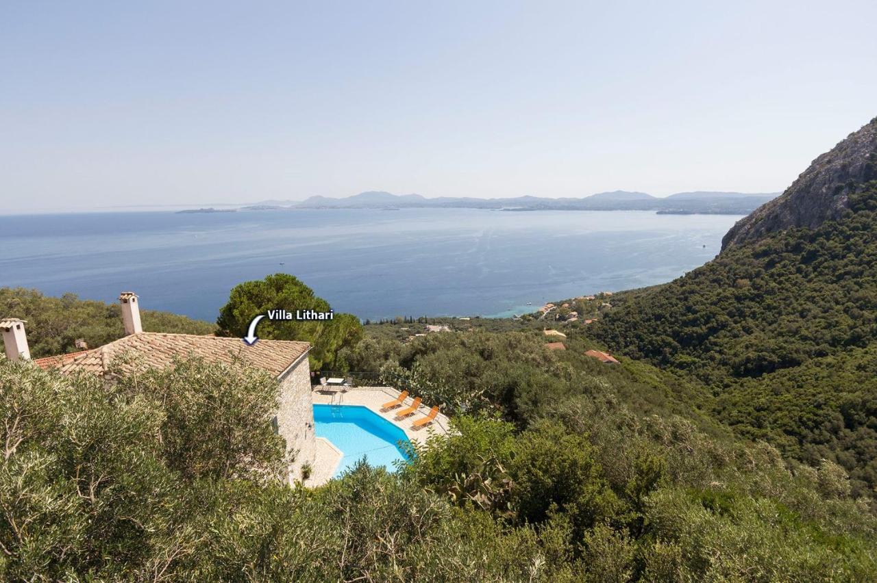 Villa Lithari, Nissaki, Corfu Vigglatouri Exteriér fotografie